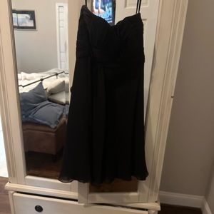 White House black market strapless dress